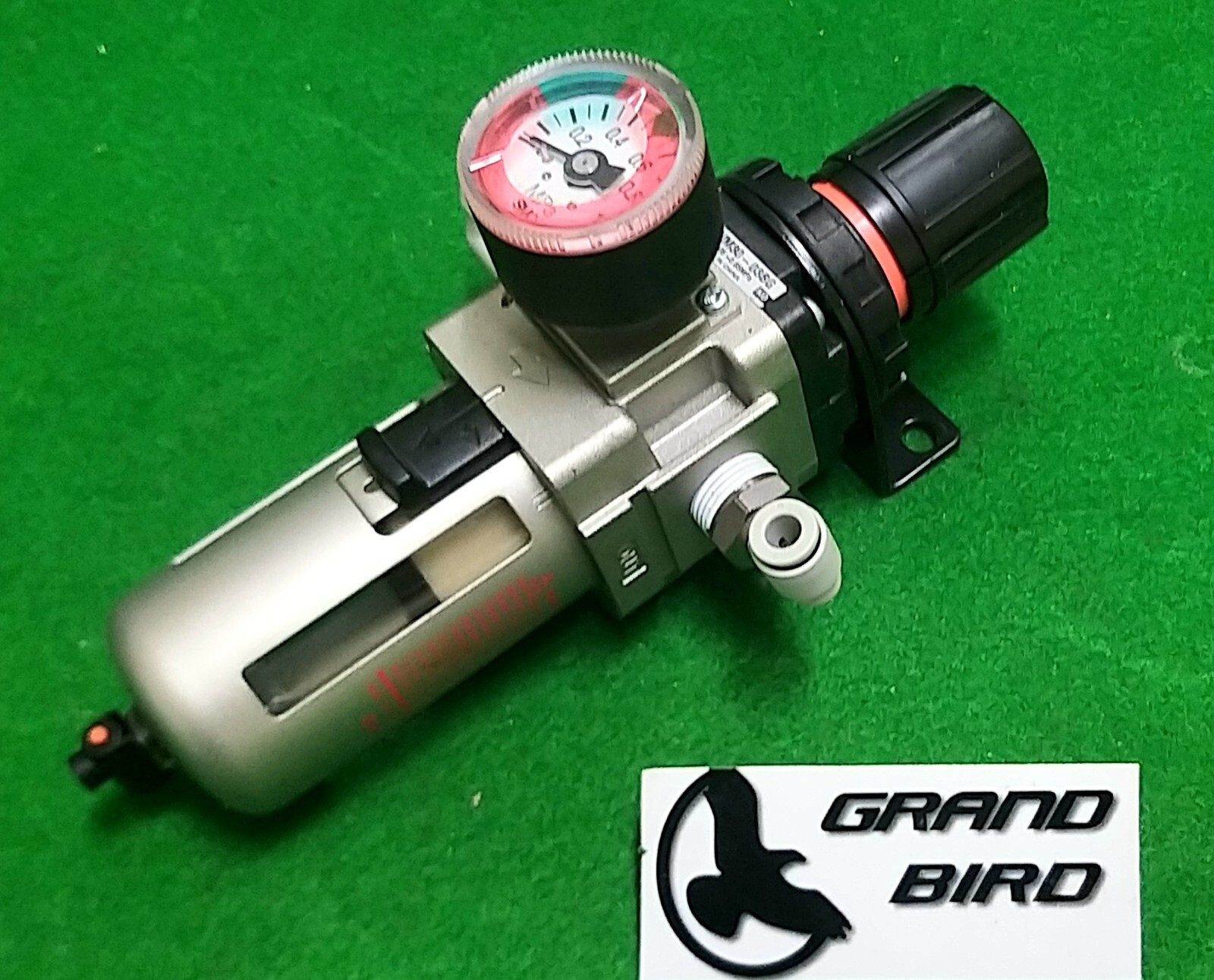 SMC AWM30-03BG FILTER REGULATOR W/ Gauge, USED