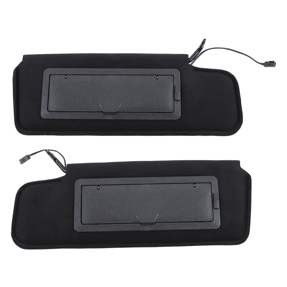 Labwork Left Right Front Sun Visors With Vanity Mirror For Corvette C4 1984-1996