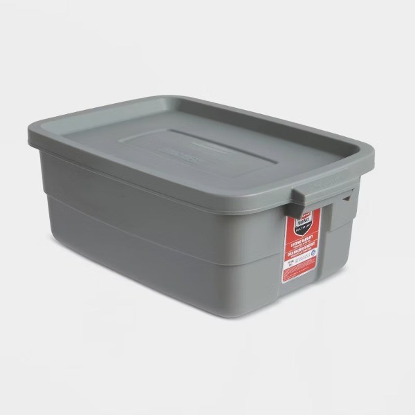 10gal Roughneck Storage Tote Gray