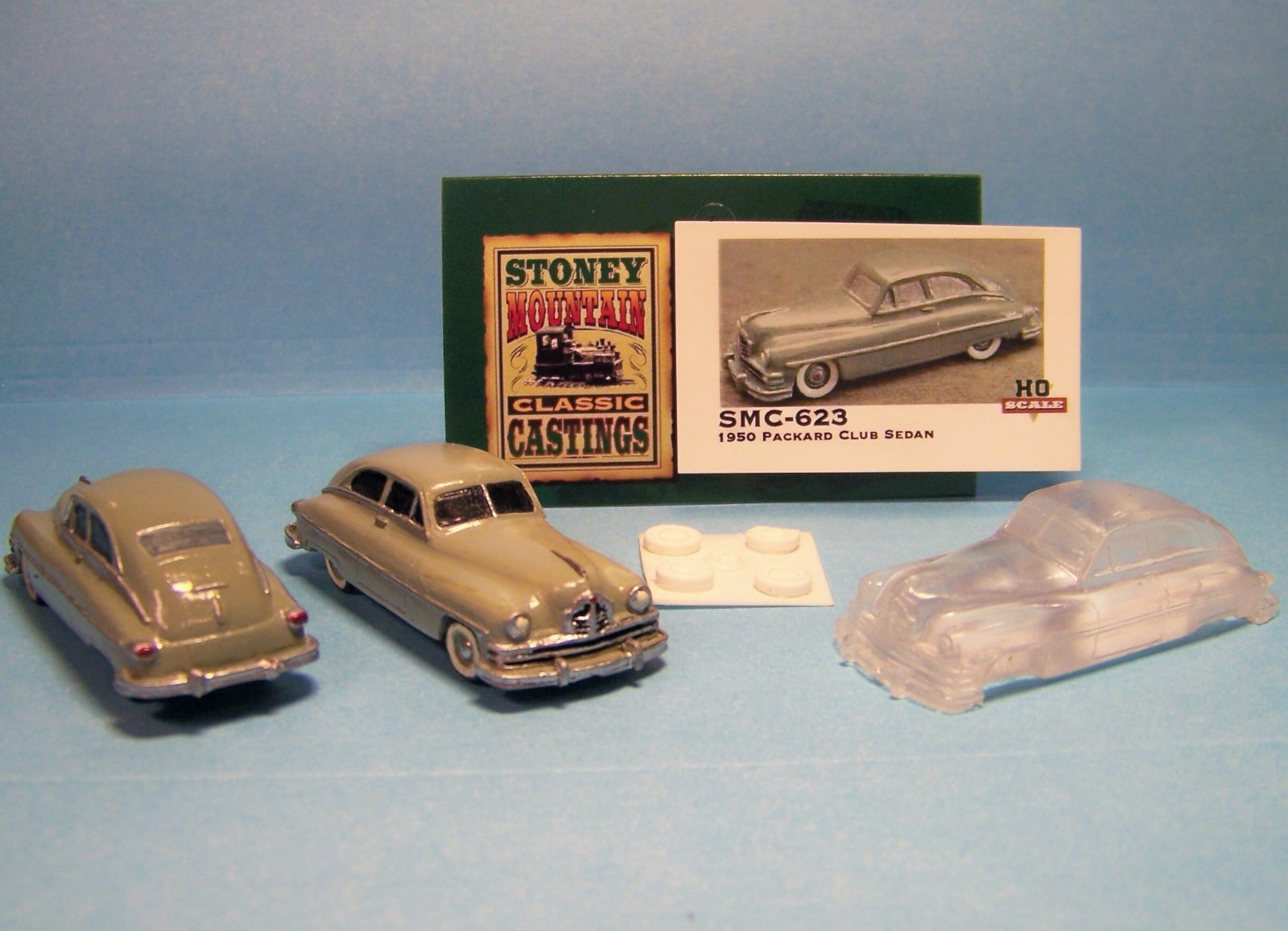 SMC-623 1950 Packard Club Sedan 2 Door 1/87-HO Scale Clear Resin Kit unfinished