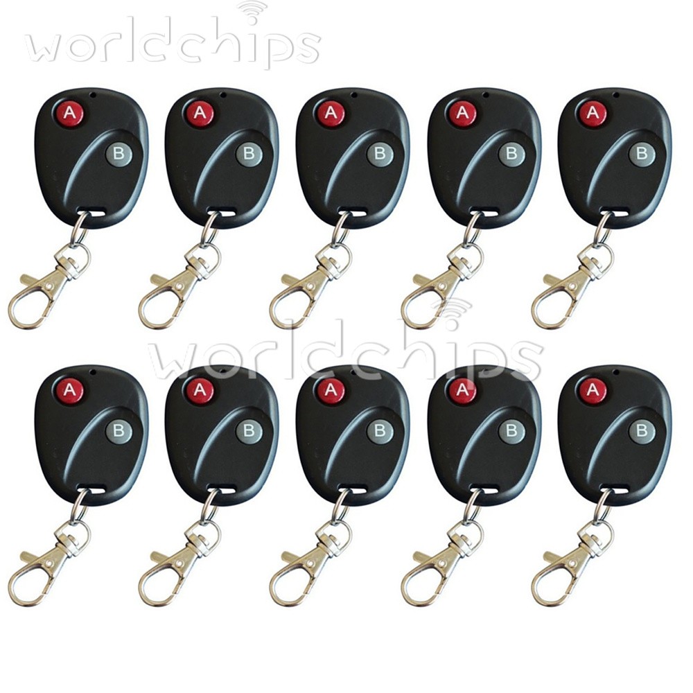 1-10PCS DC12V 315MHz RF Wireless Remote Control Transmitter For Garage Gate Door