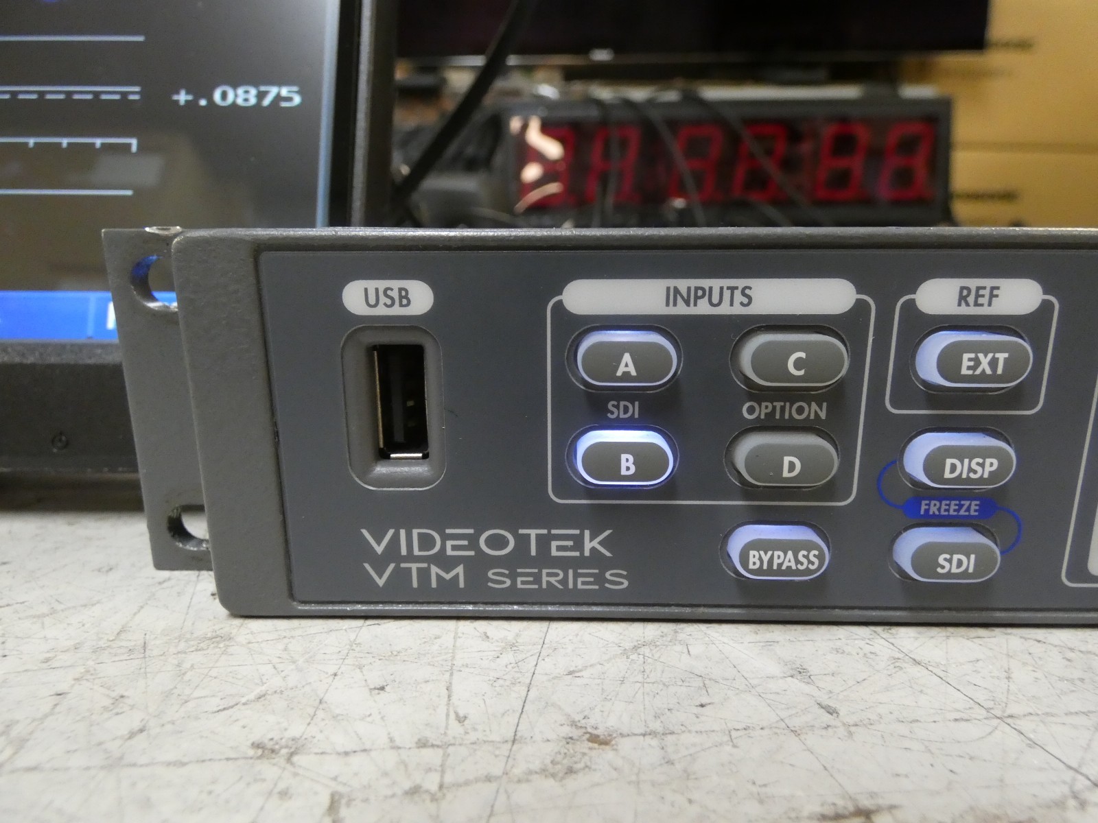 Harris Videotek VTM-4100 PKG-E Rasterizer w/Option EYE-2, Audio Option A3-OPT 3