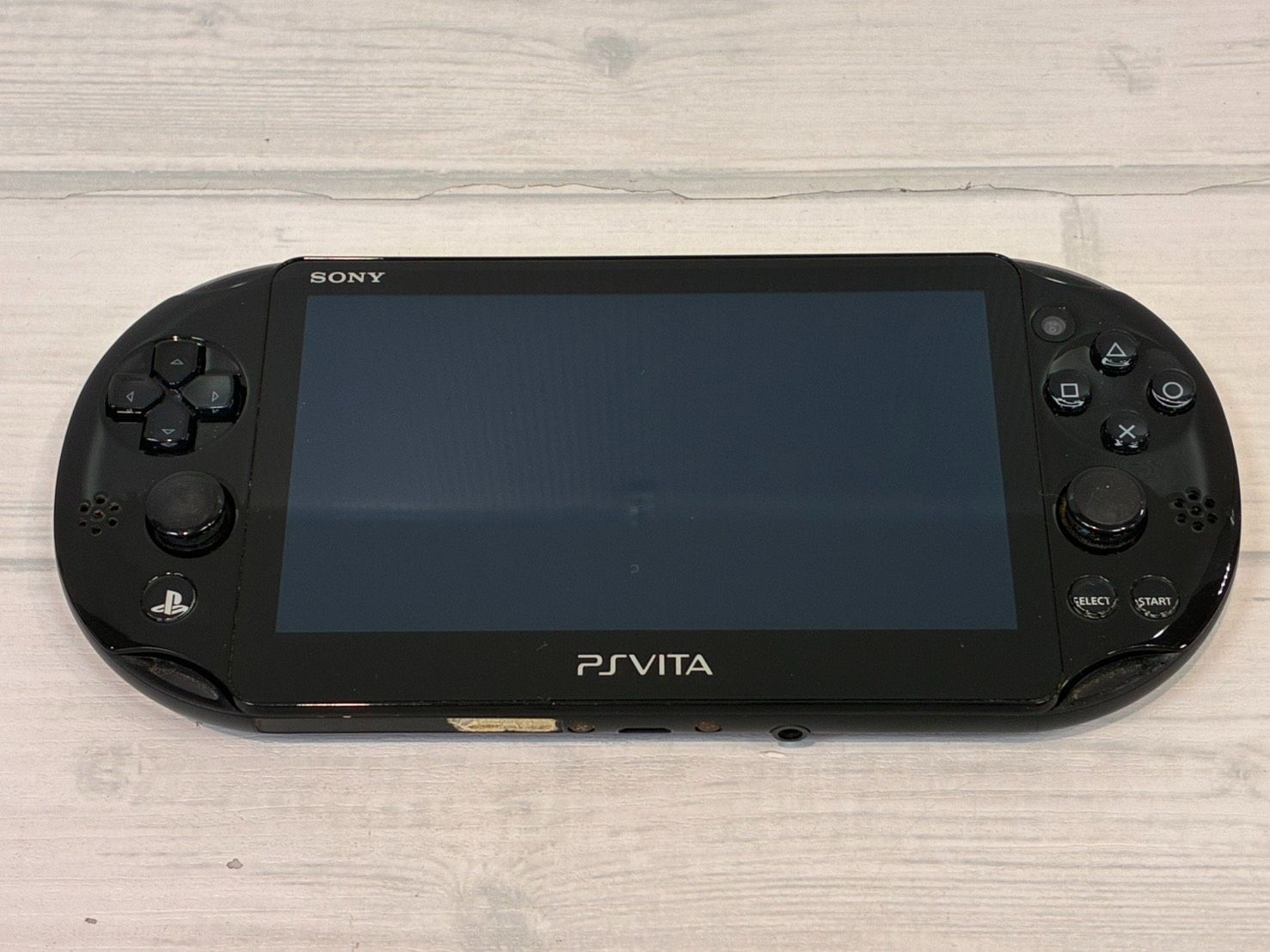 PSVITA Salt Sony Psvita Main Unit Pch-2000 Black Power Ok Stick Abnormalit Japan