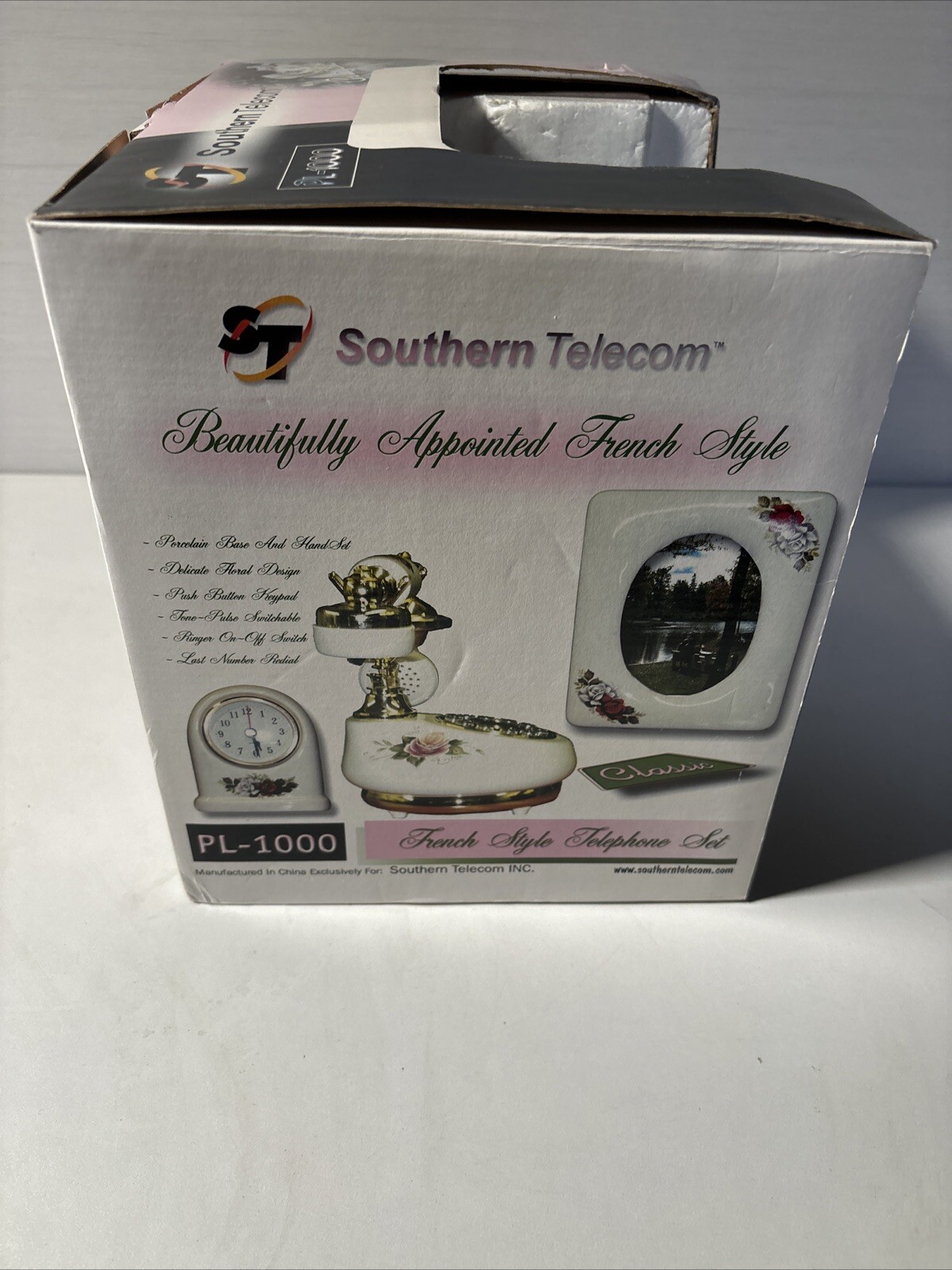 Porcelain 3 Pieces Desk Set New! Model PL 1000.