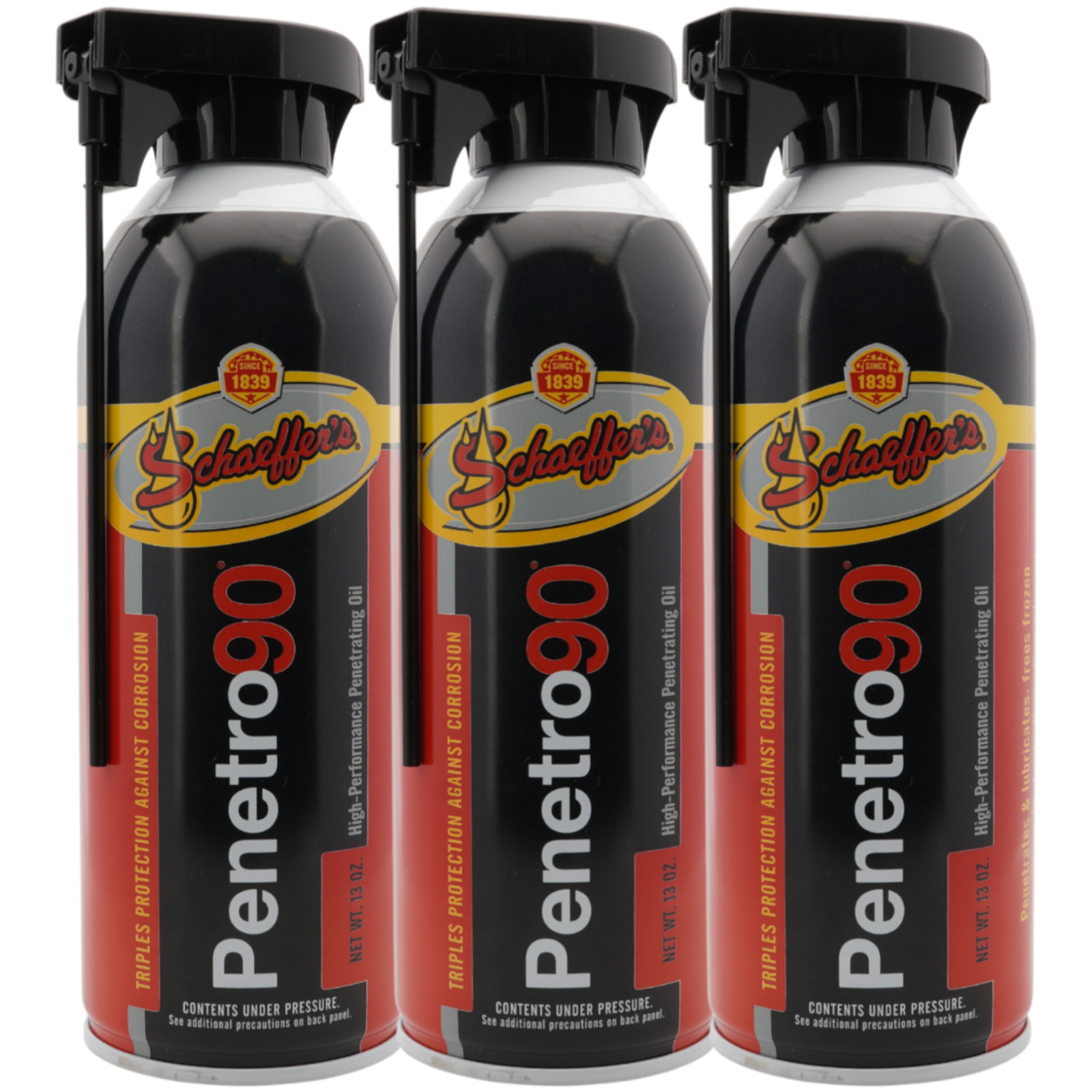 Schaeffer's Penetro 90 Penetrating Oil Spray 13 oz. Aerosol Can - Pack of 3