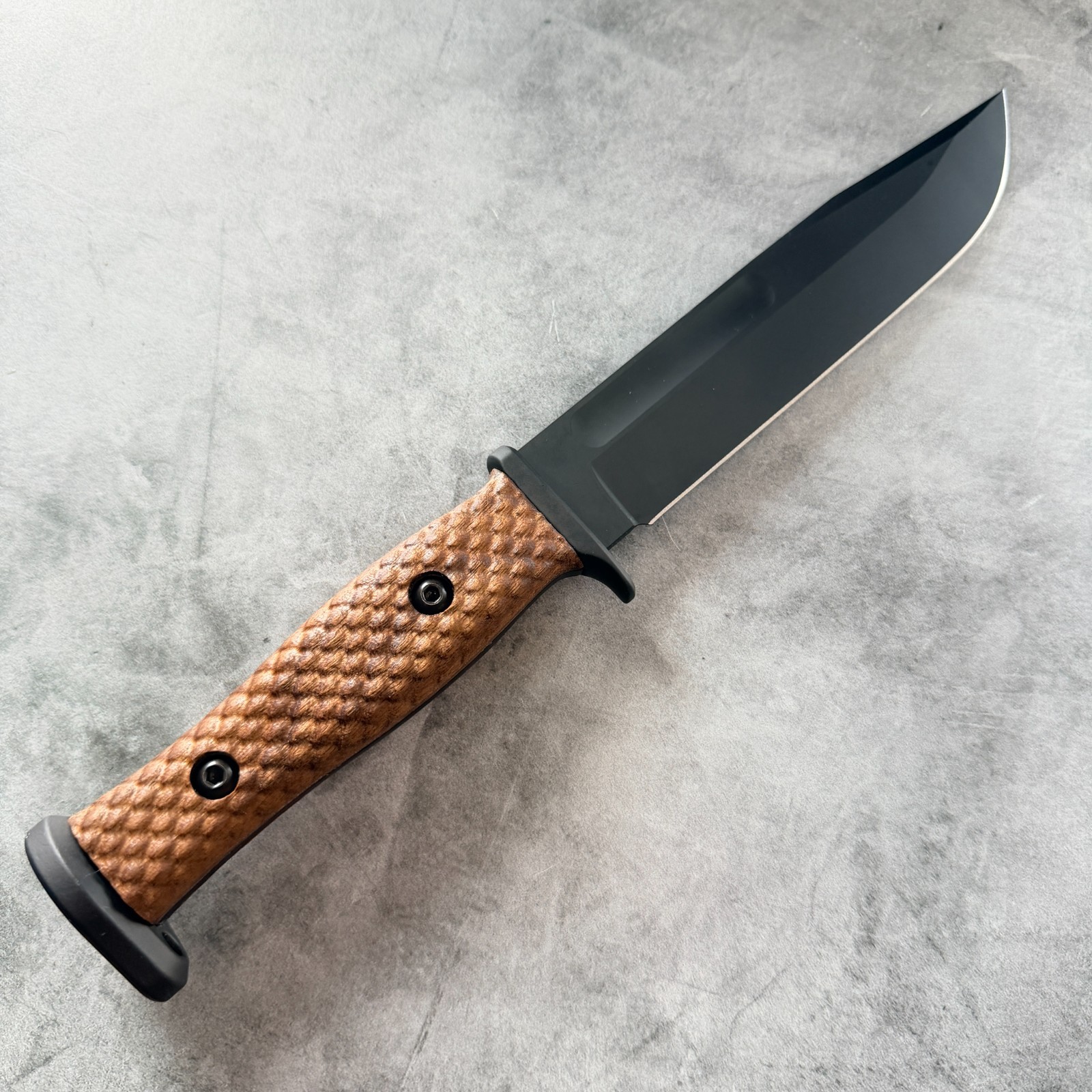 Dragonscale handles scales for Ka-Bar Slabby