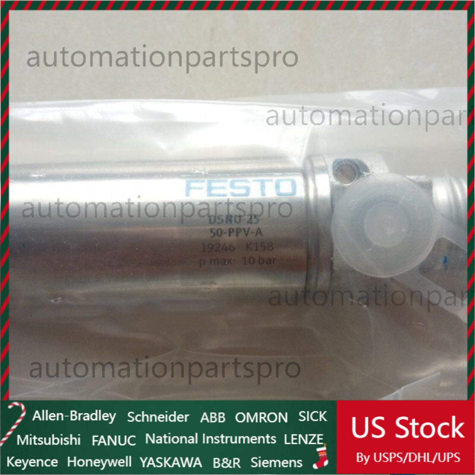 US FREE TAX New FESTO DSNU-25-50-PPV-A 19246 Cylinder