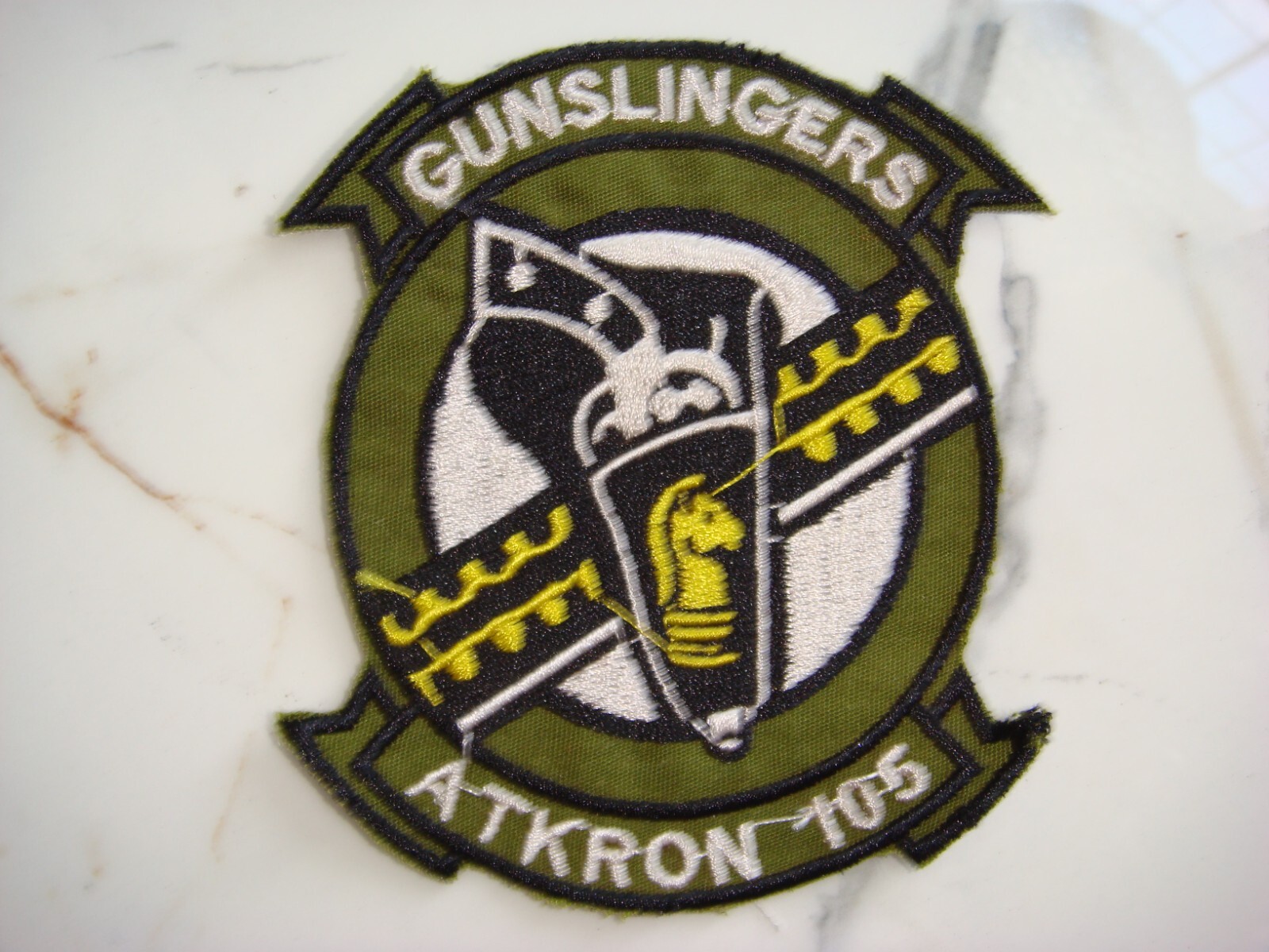US ATTACK SQ ATKRON VA-105 GUNSLINGERS,  VIETNAM WAR PATCH