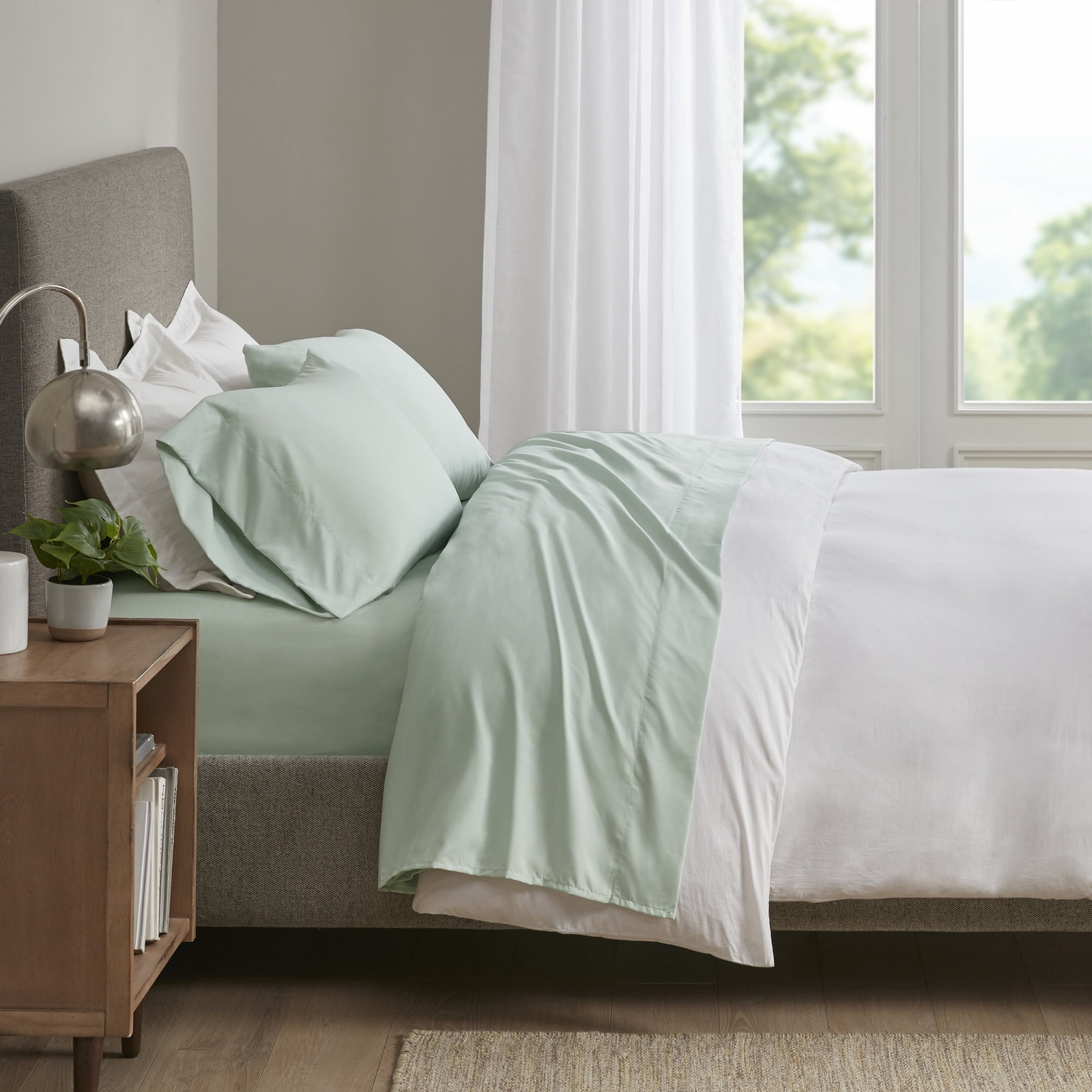 Comfort Classics Smart Cool Microfiber Sheet Set, King, Machine Wash Cold Soft