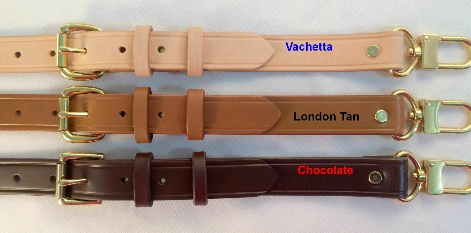 5/8" High Quality Vachetta Leather Replacement Strap fits Louis Vuitton Monogram