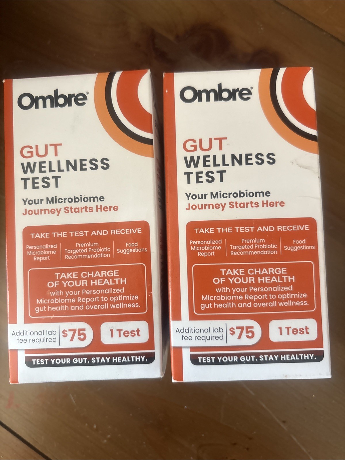 2x Ombre Gut Wellness Microbiome Home Test