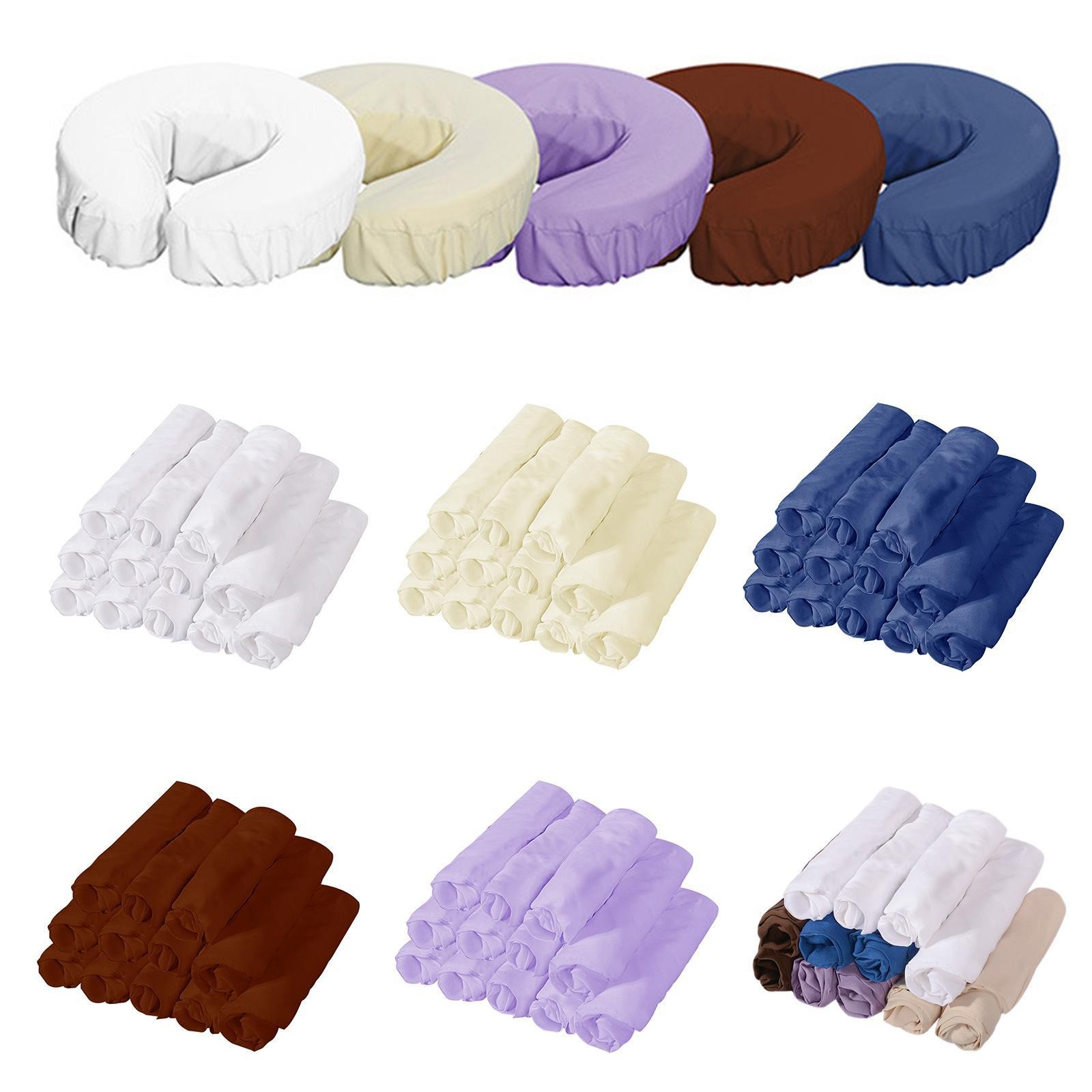 12x Face Cradle Covers Face Rest Covers Face Pillow Covers