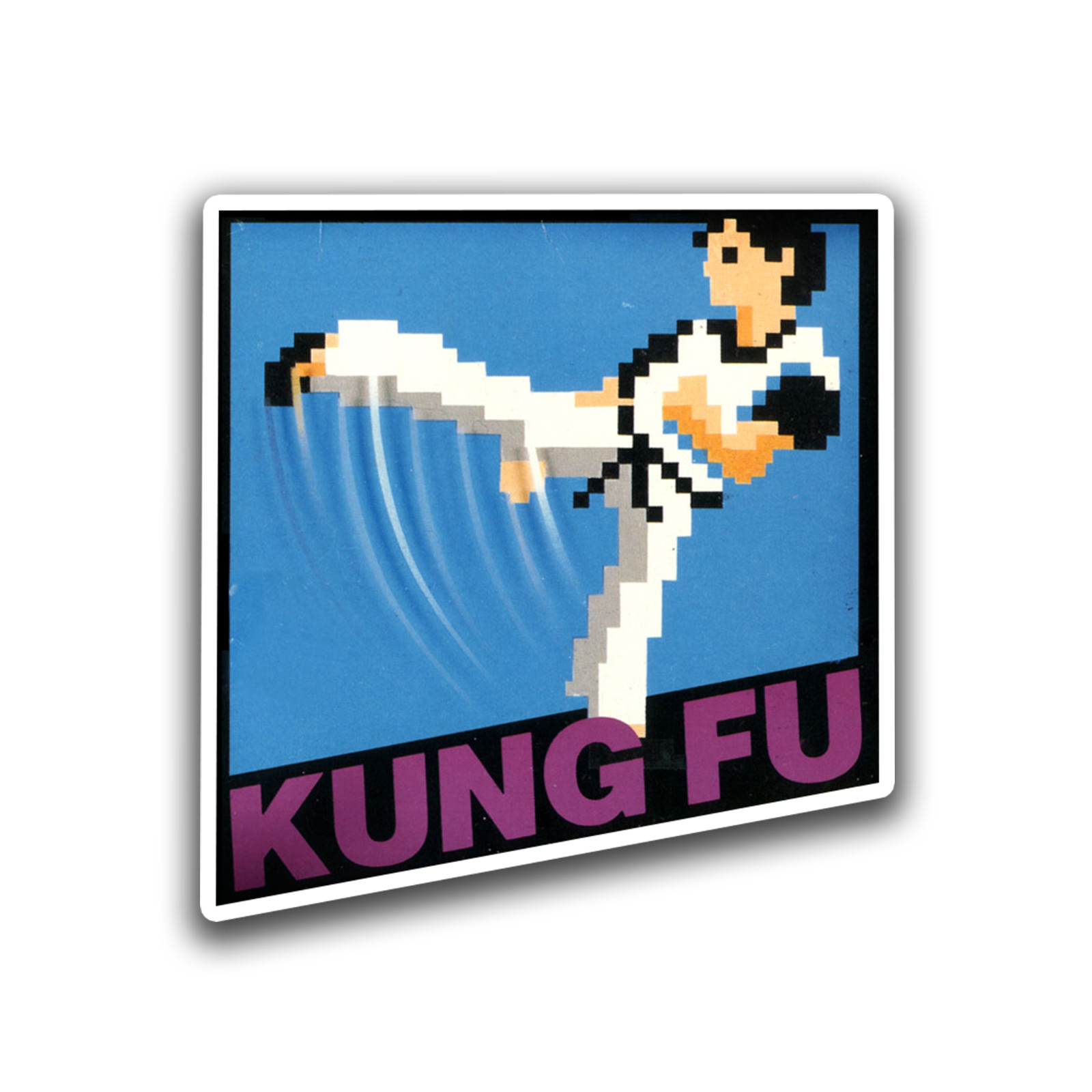 Kung Fu NES 3 inch Nintendo memorabilia Retro Gaming Vinyl Decal NES GAME