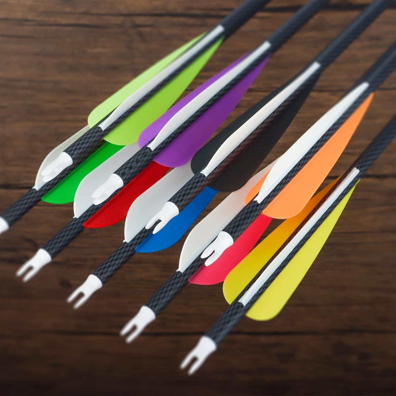 Streamlined Archery Vanes 4 Inch - 50-Pack for Enhanced Arrow Performance