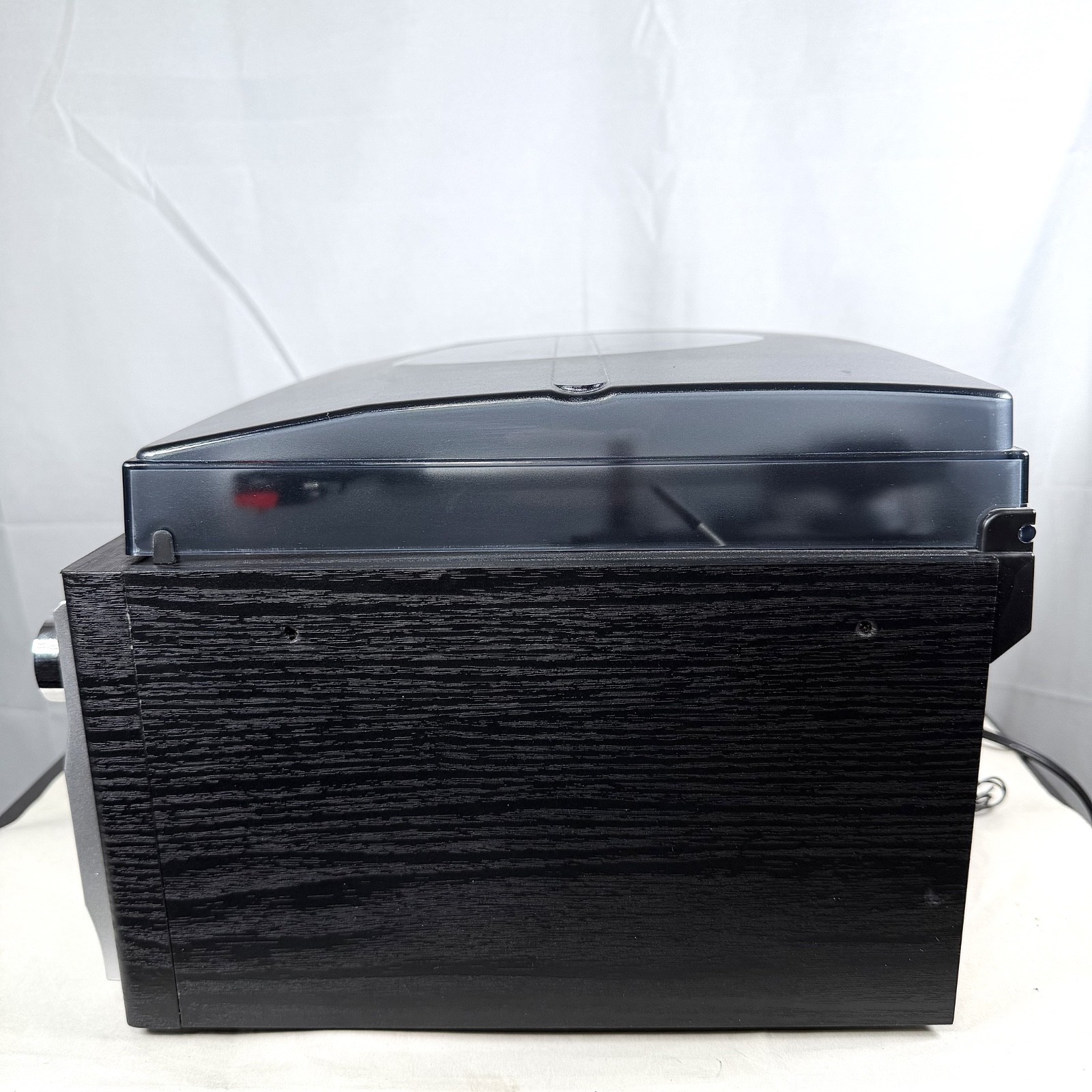 Crosley CR7014A-BK Eclipse Entertainment Center with Speakers / Tested / Working
