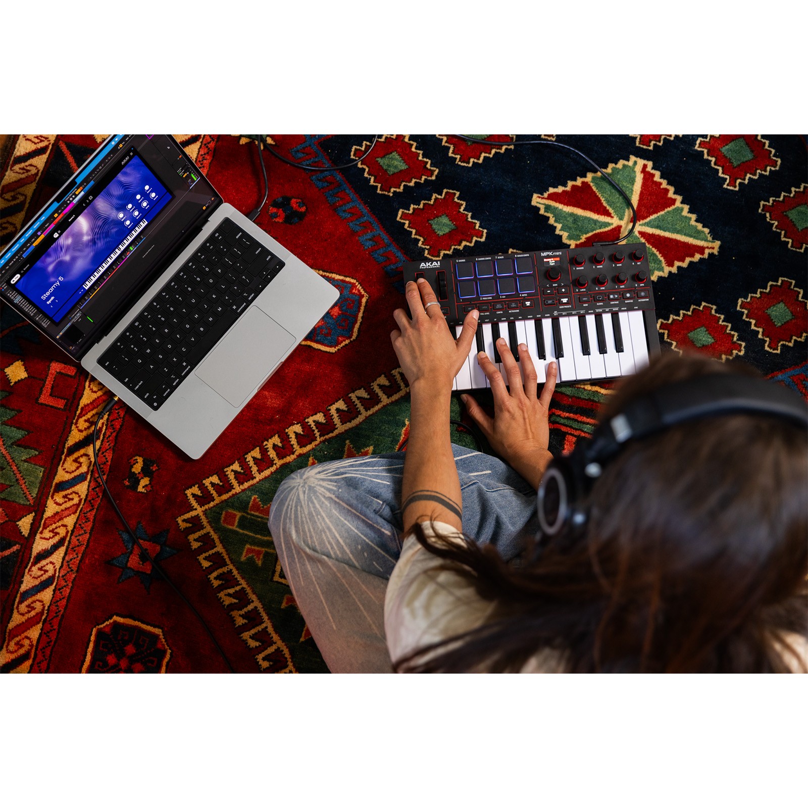 Akai Professional MPK Mini 4 25-Key MIDI Keyboard Controller - Black