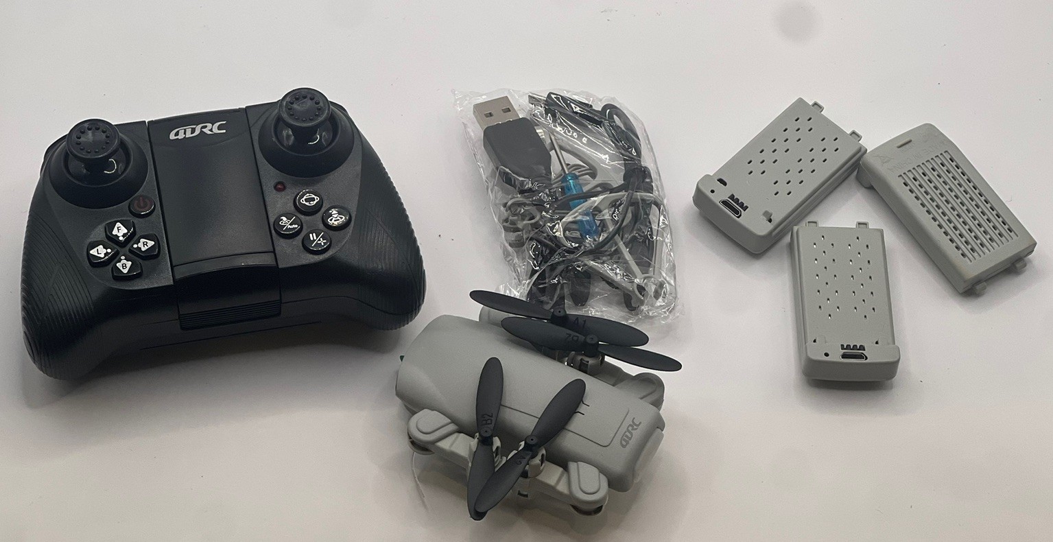 Nocchi-Mini 4DRC 4D-V9 Gray Remote Control Camera Drone With Case