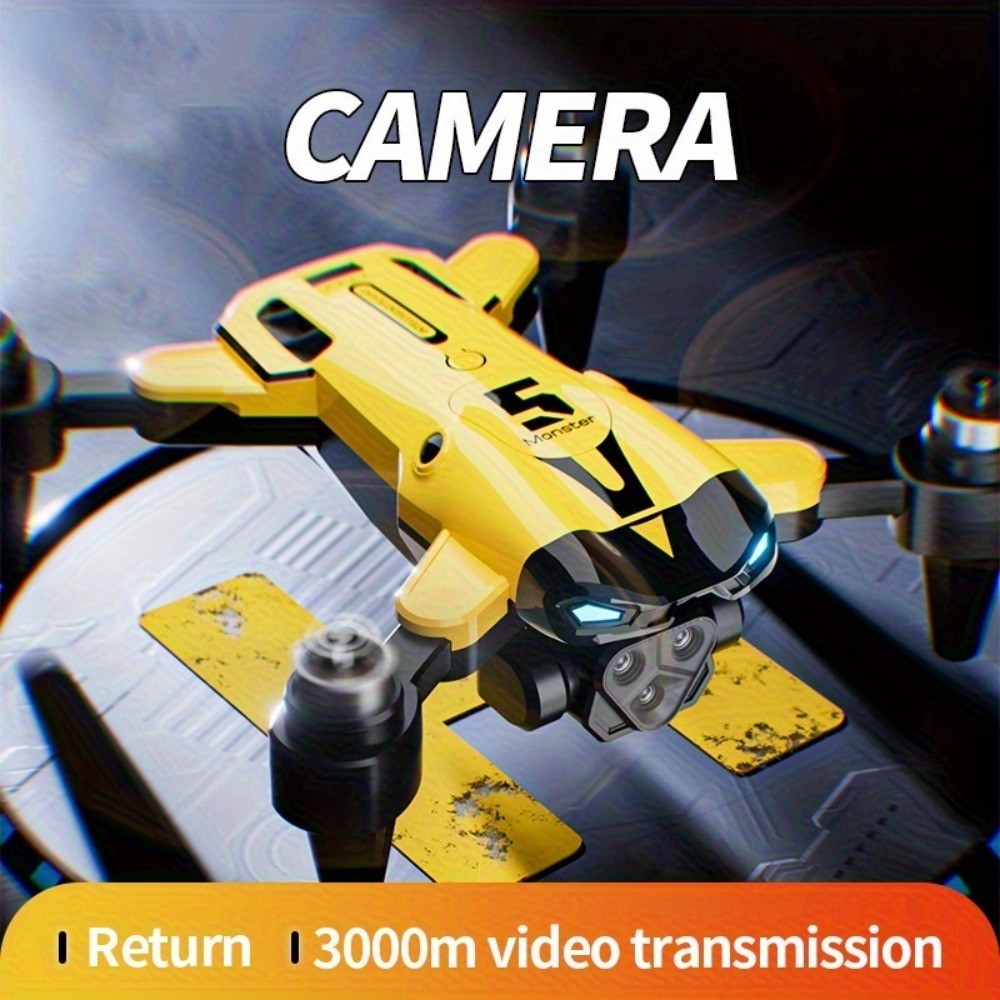 M5 Drone 2 Batteries,Brushless Motors,One-Key Takeoff/Landing—A Drone for Kids