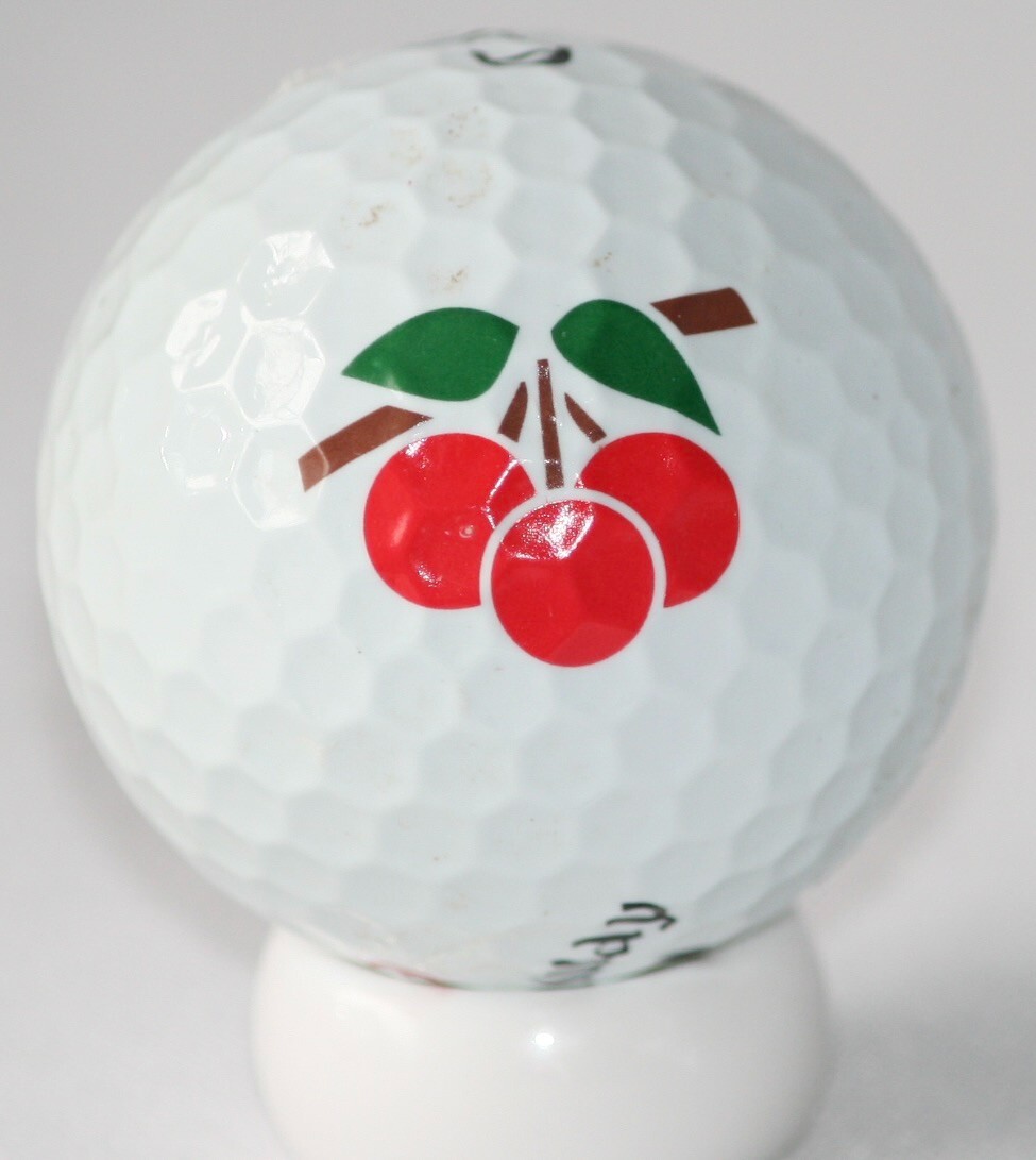 Three Cherry Logo Golf Ball * Callaway #3 Chrome Soft