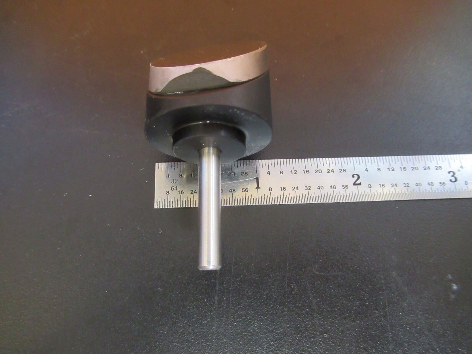 OLYMPUS ELLIPTICAL MOUNTED MIRROR OPTICS MICROSCOPE PART AS PICTURED &5M-A-57