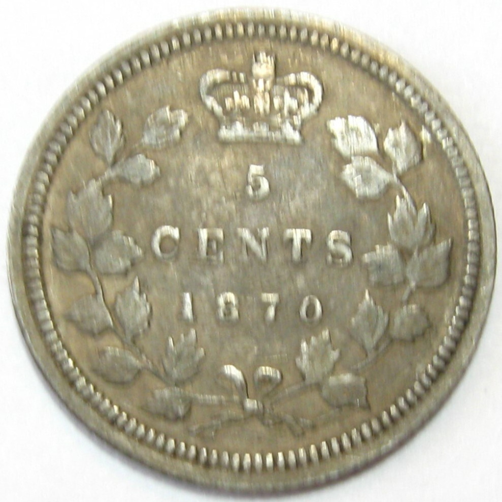 1870 Canada 5c Cents - #6357-43
