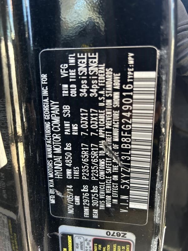 Crossmember/K-Frame Rear SWB Sport FWD Fits 13-16 SANTA FE 104620662