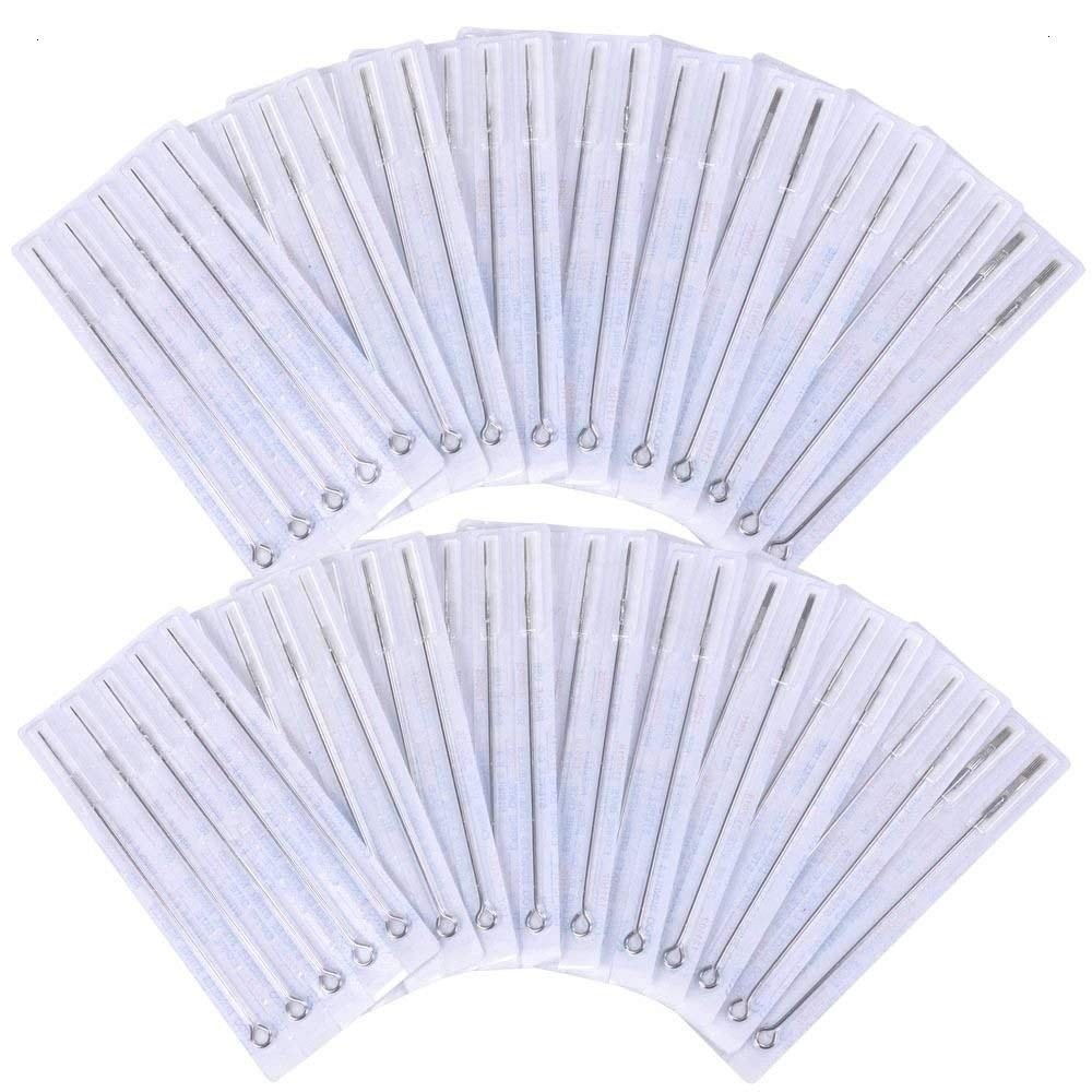 Pirate Face Tattoo PFT 100 pcs Assorted Needles - Round Liner, Round...