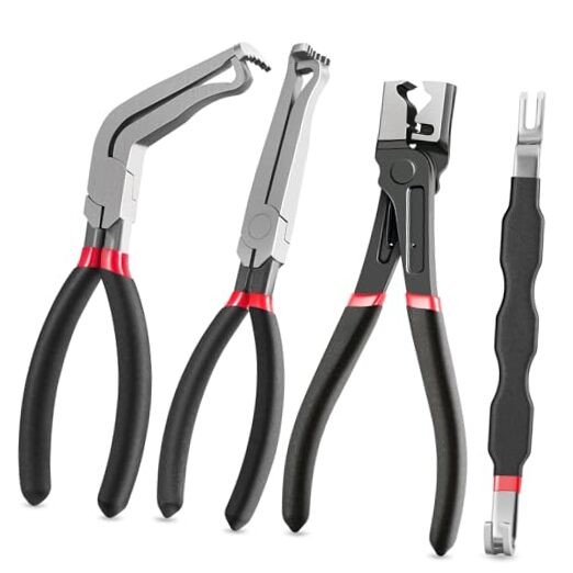 4 PCS Automotive Electrical Connector Disconnect Pliers and Hose Clamp Removal
