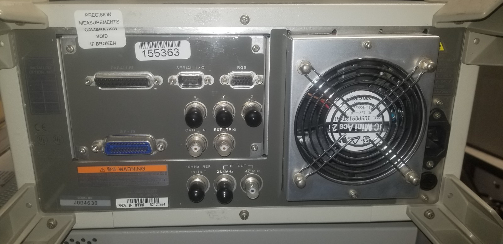 Advantest R3272 26.5GHz Spectrum Analyzer Portable WORKING!