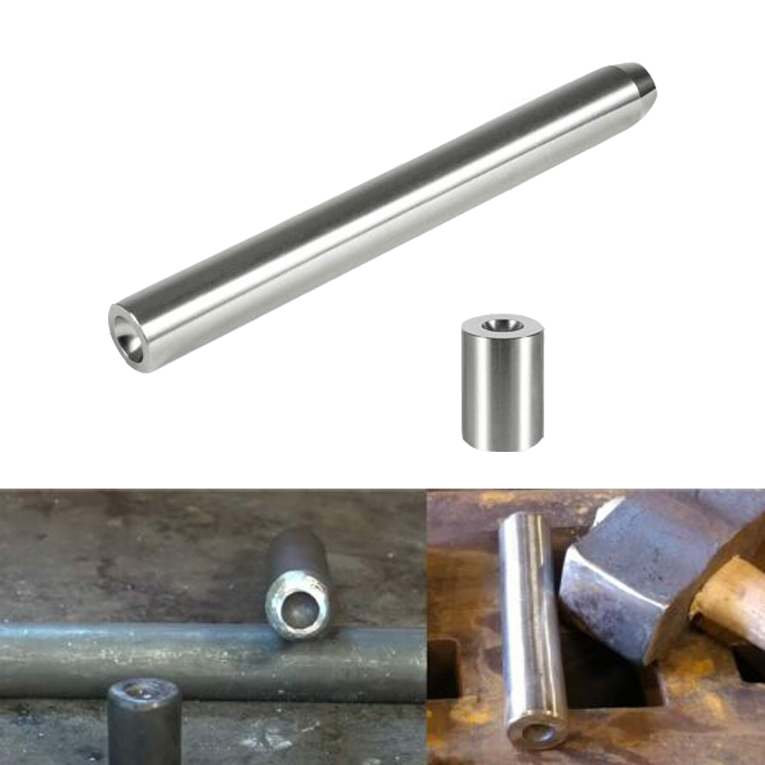 Blacksmith Rivet Doming Tool Set Rivet Heading Bucking Dome Tools for Size 1/2”