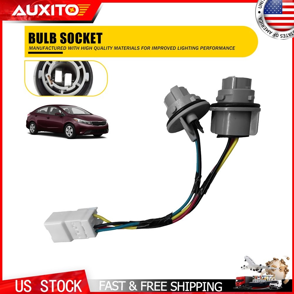 For 2017-2018 Kia Forte Outer Tail Light Wiring Socket & Wire 92470-B0600 TOP