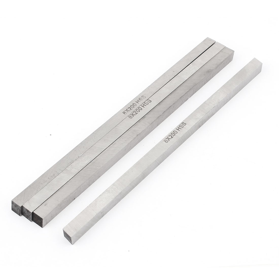 Sourcingmap a14061200ux0014 Steel Lathe Bars Hss Square, Silver