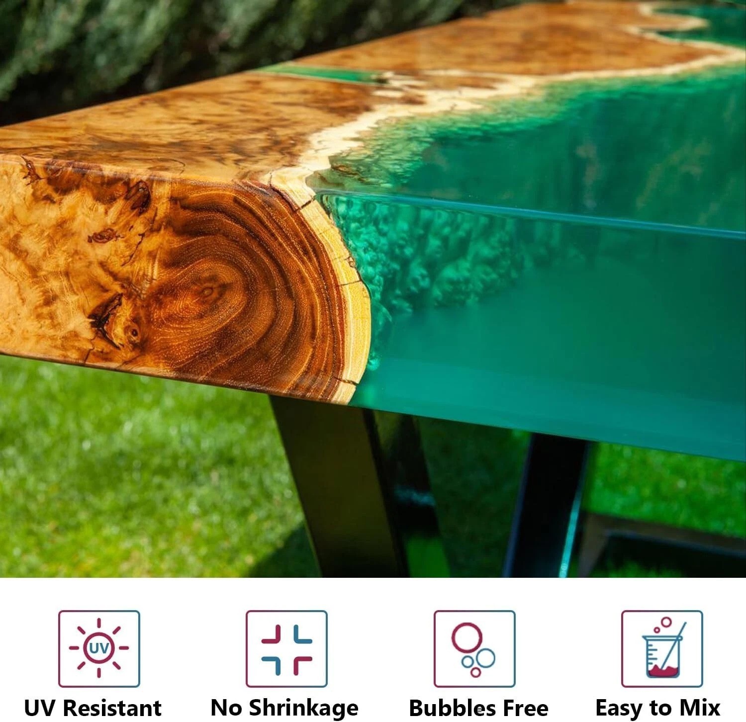 High Gloss Epoxy Resin – Versatile 2 Gallon Craft Kit for Professional Artists