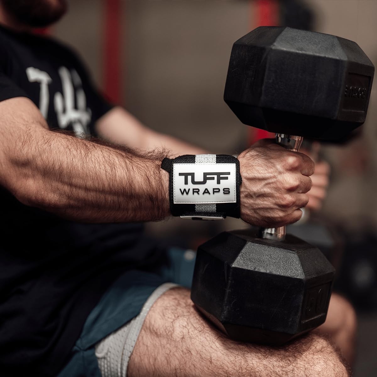Villain 16" Wrist Wraps for Weightlifting & Powerlifting – Adjustable Support...