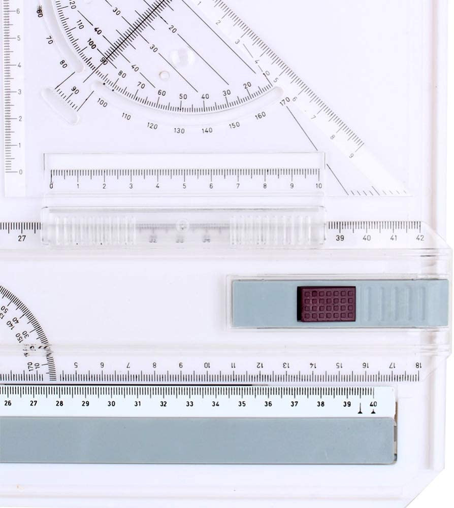 Drawing Table Board, Adjustable Measuring System Angle Parallel Motion Drawing