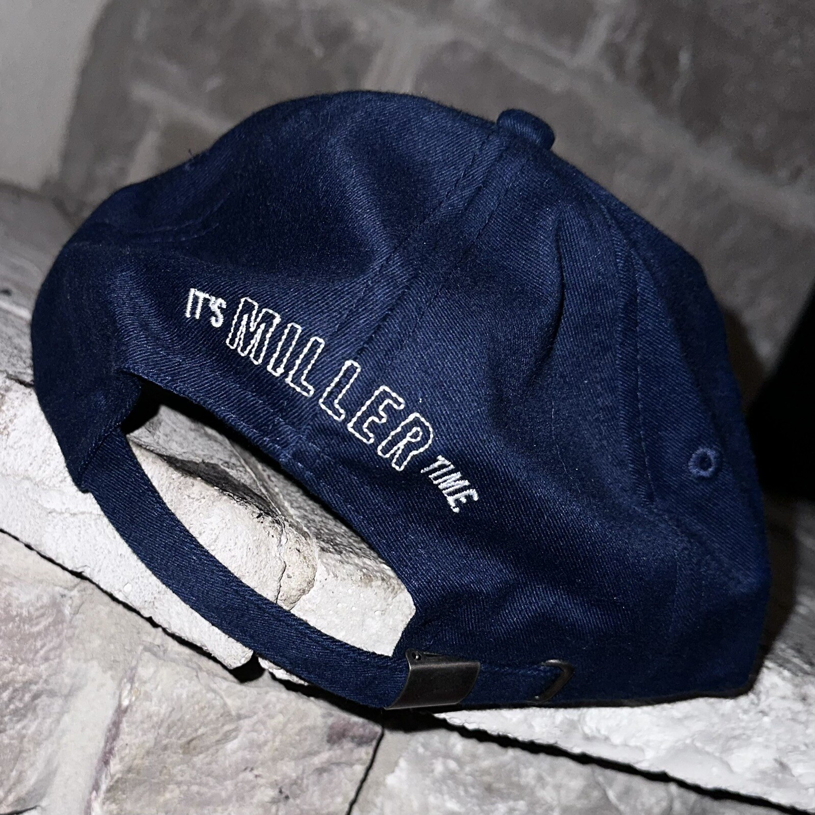 New Streff Miller Lite Beer “It’s Miller Time” 1990’s Vendor Hat Vintage NOS