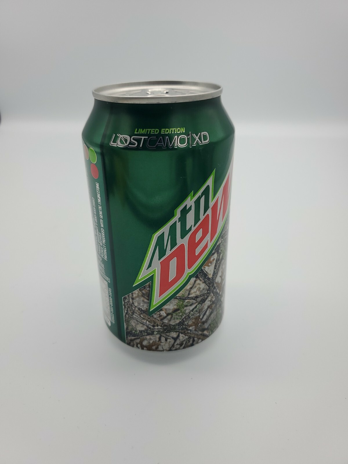 2016 Empty MOUNTAIN DEW Can Limited Edition Lost Camo XD Mtn Dew Can Mt Dew