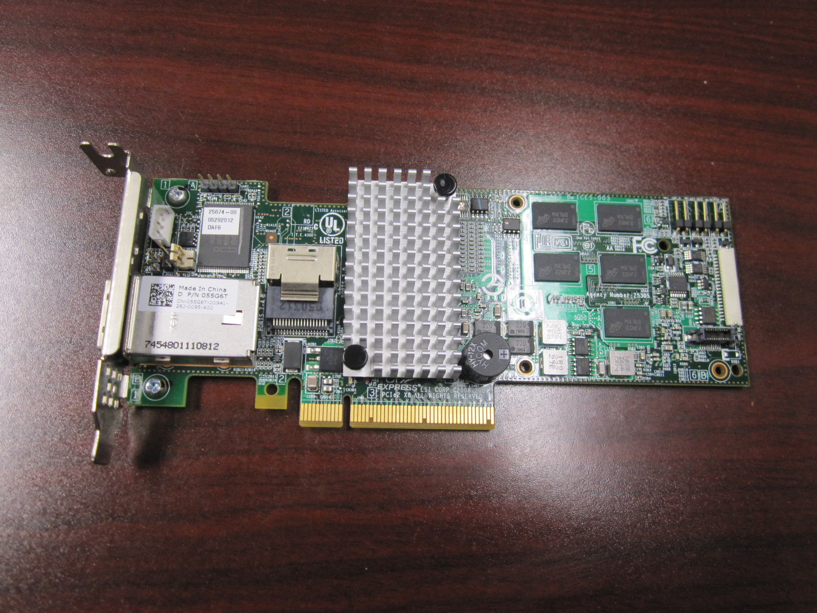 LSI MegaRAID 9280-4i4e PCIe SAS/SATA 6GB/s RAID Controller Card DELL 055G6T RARE