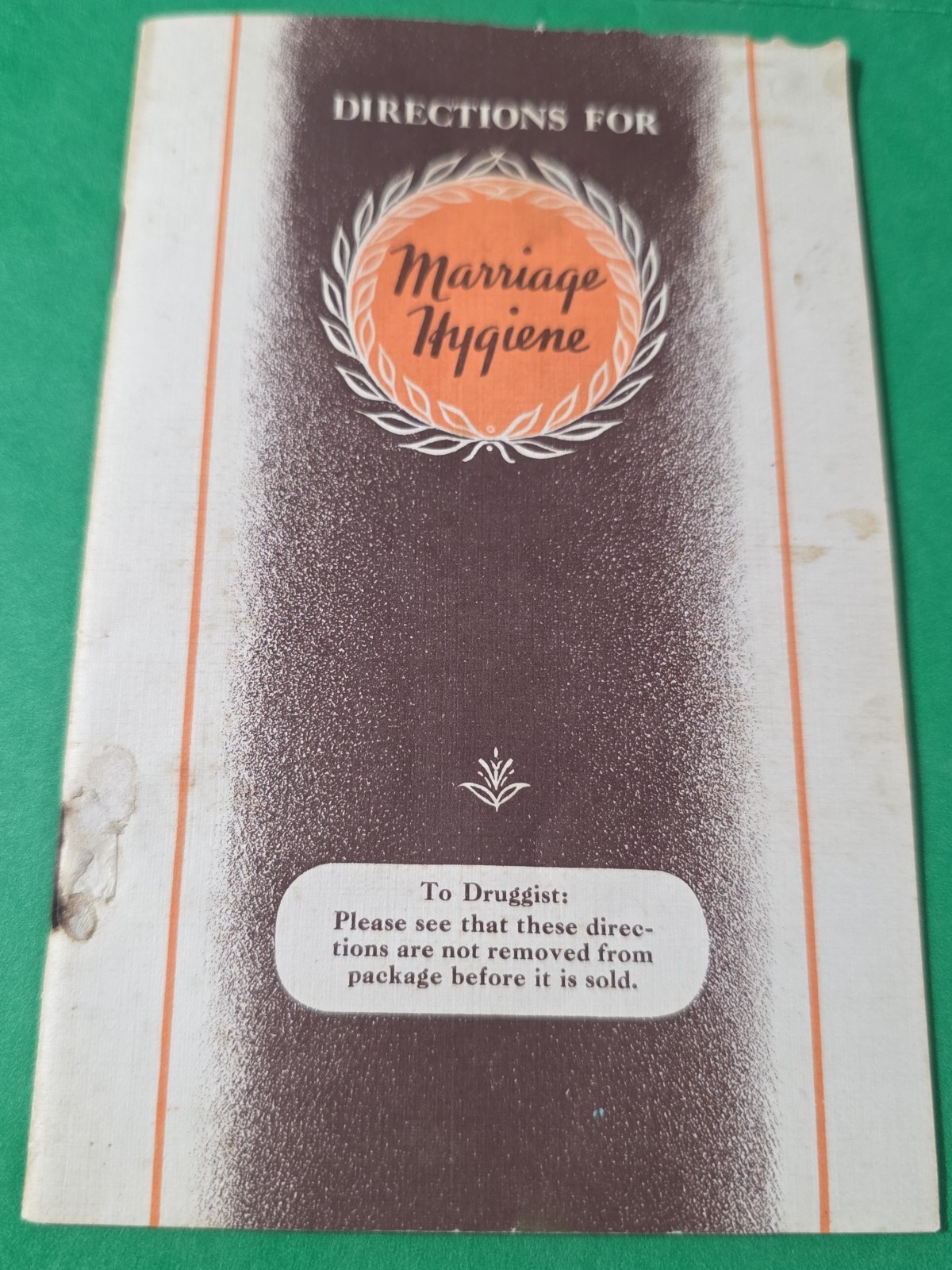 Vintage Lanteen Laboratories  Marriage Hygiene Booklet