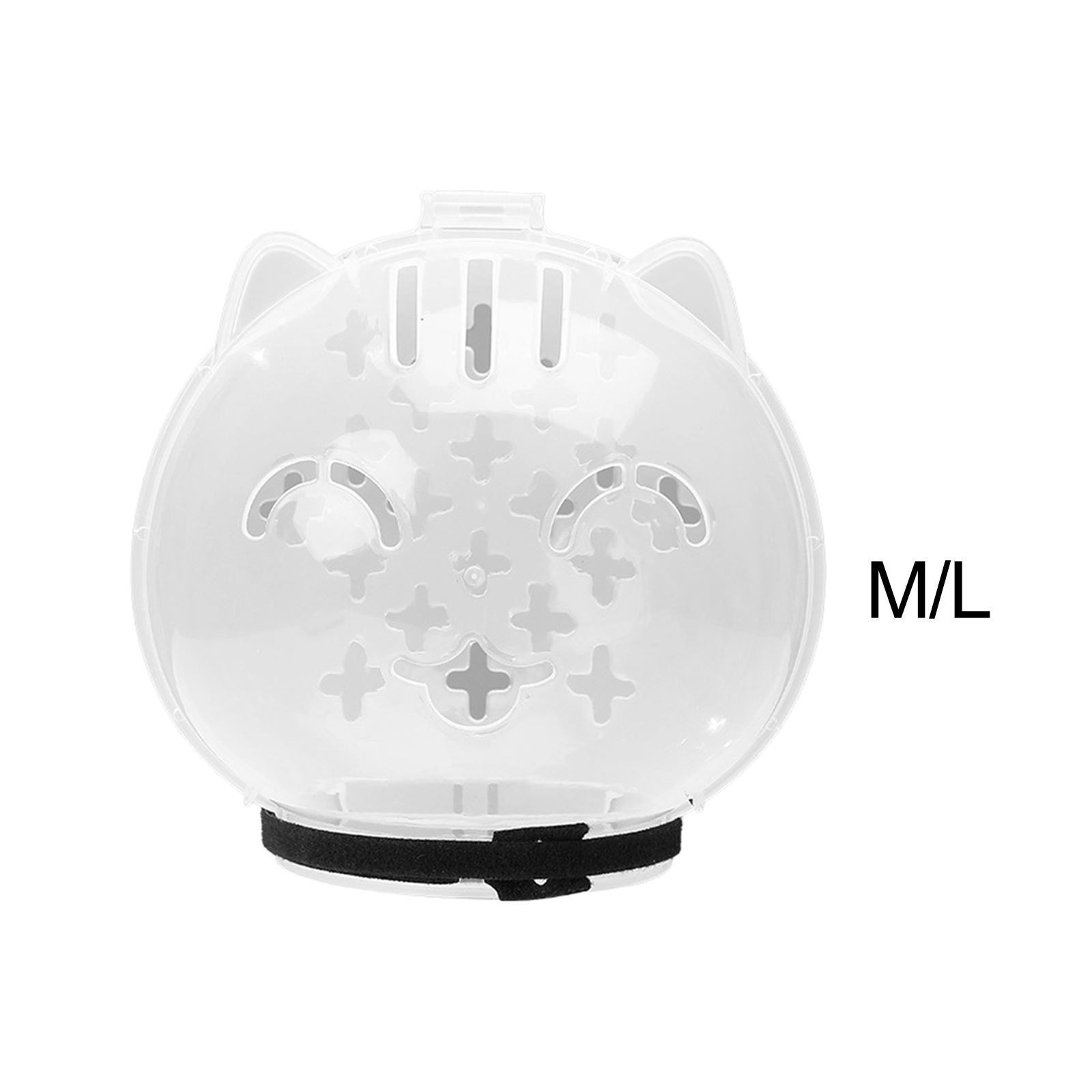 Cat Muzzle Clear Multifunctional Lightweight Cat Hood Anti Scratch Comfortable