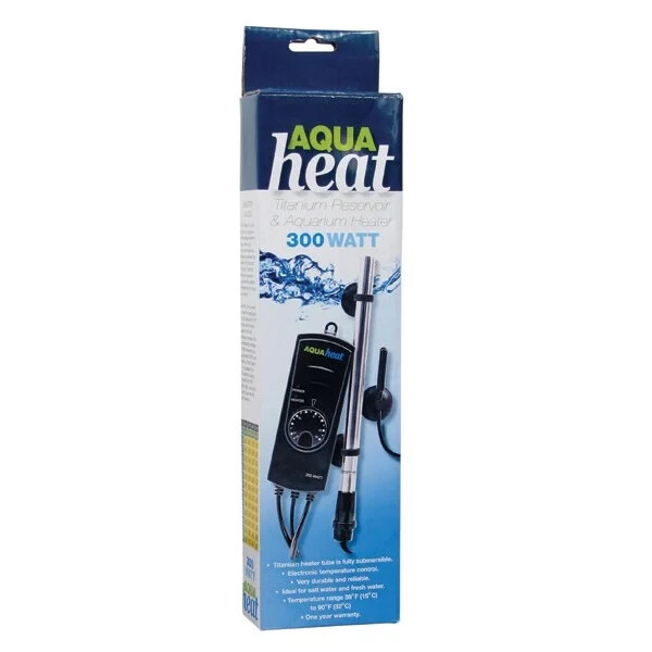 Aqua Heat Titanium 300W Watt - Reservoir & Aquarium Heater