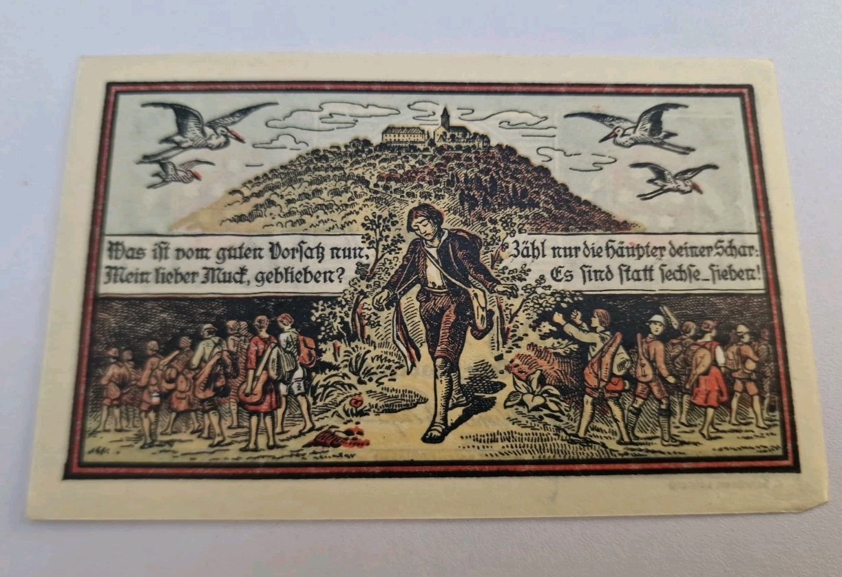 75 PFENNIG 1921 Notgeld  Excellent Condition Old BANKNOTE Germany