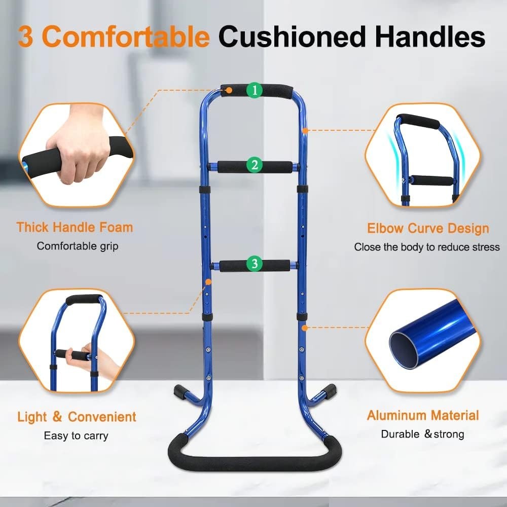 Chair Stand Assist for Elderly - Adjustable Bed Cane & Mobility Aid