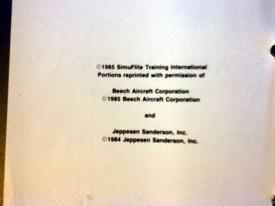 King Air 200 Reference Manual