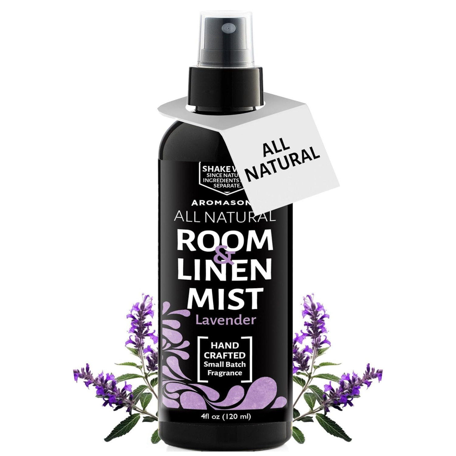 Aromasong Natural Room and Pillow Spray Lavender 4 Oz