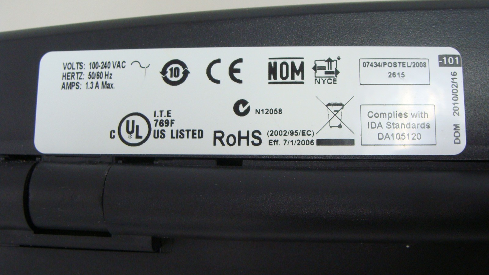 KRONOS 8602800-503 for the Kronos System 4500 Ethernet Time Clock