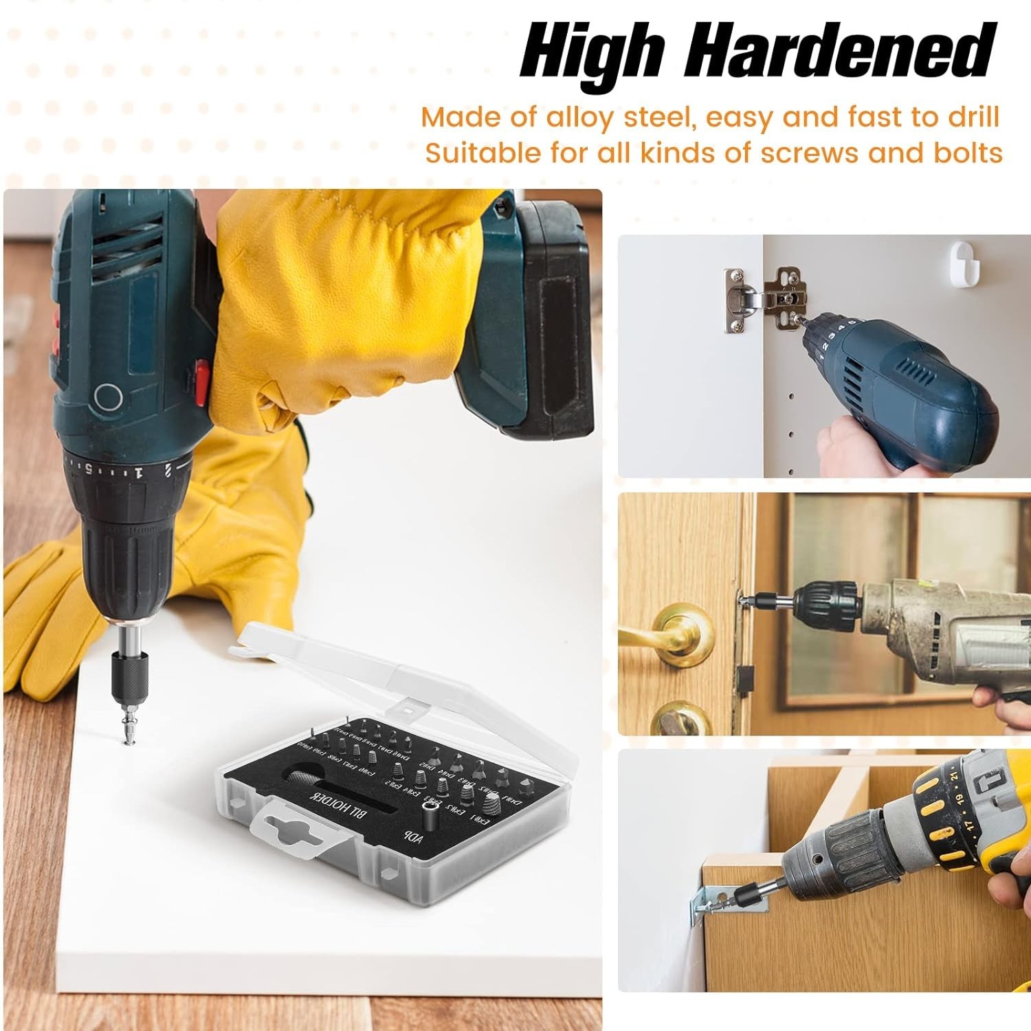 Portable 22 PCS Damaged Screw Extractor Kit: Complete Solution for Stuck Screws