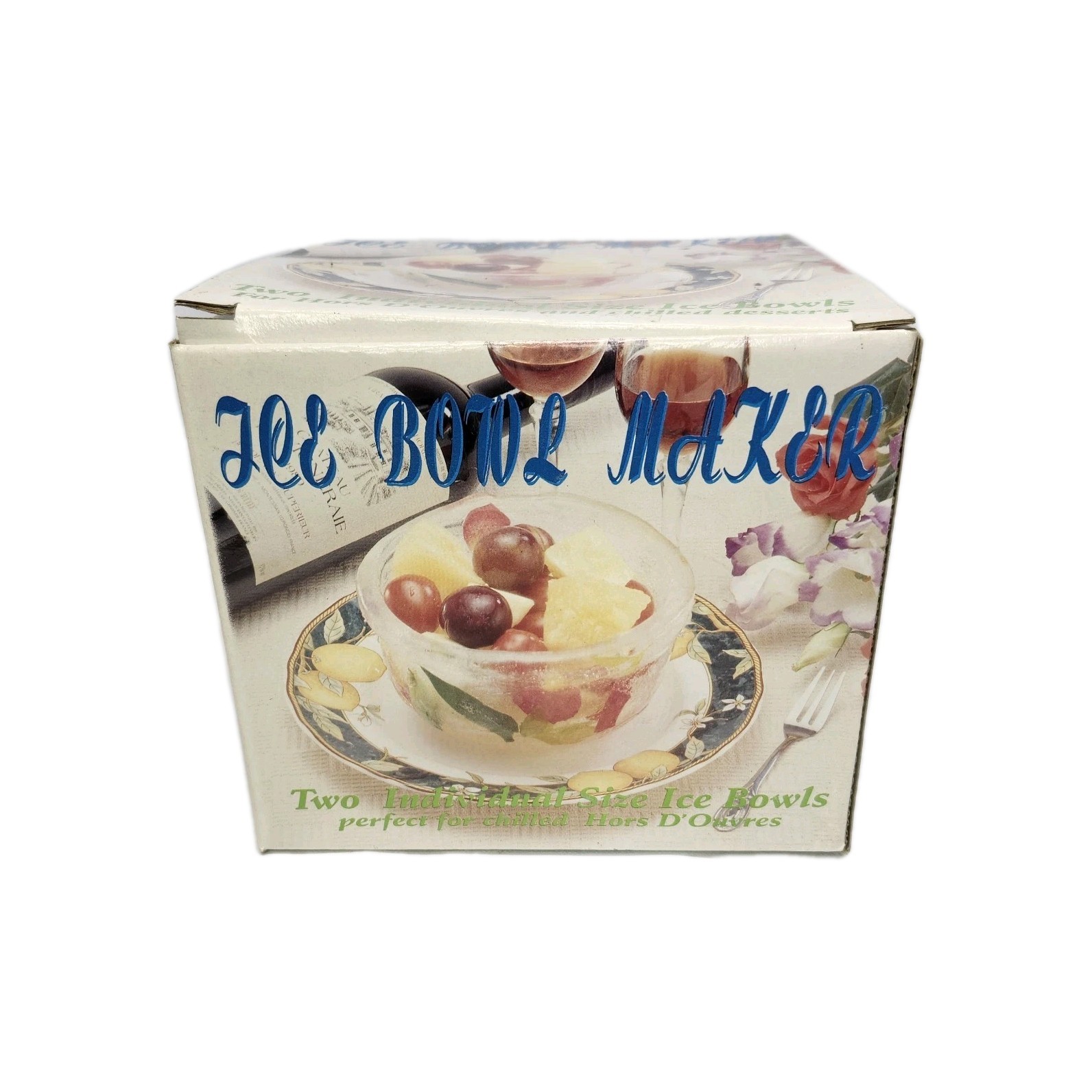 Ice Bowl Maker Dishes Bowl Mold Maker For Fruit Salads Desserts Two Bowl Molds