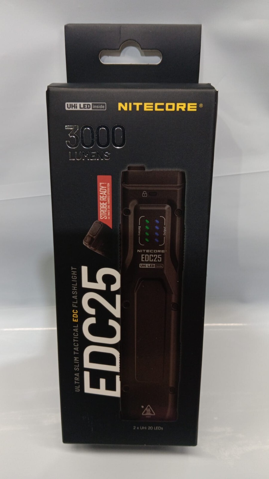 Nitecore EDC25 3000 Lumen USB-C Rechargeable Flat EDC Flashlight *NEW*