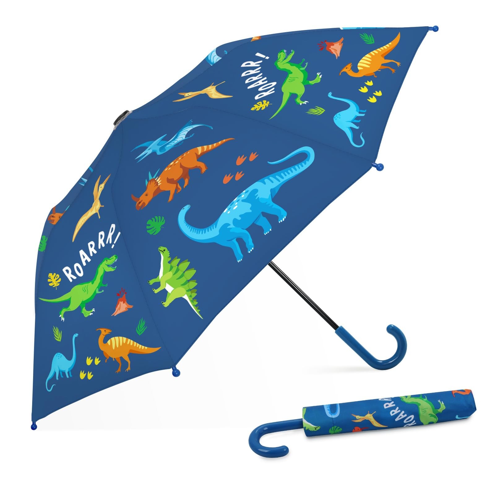 Kids Umbrella for Rain,Easy Open Windproof Compact Umbrella for Toddler Girls...